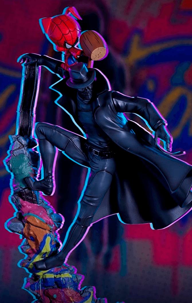 Statue Spider Noir and Spider Ham - Spiderman: Into The Spiderverse - Art Scale 1/10 - Spider-Man