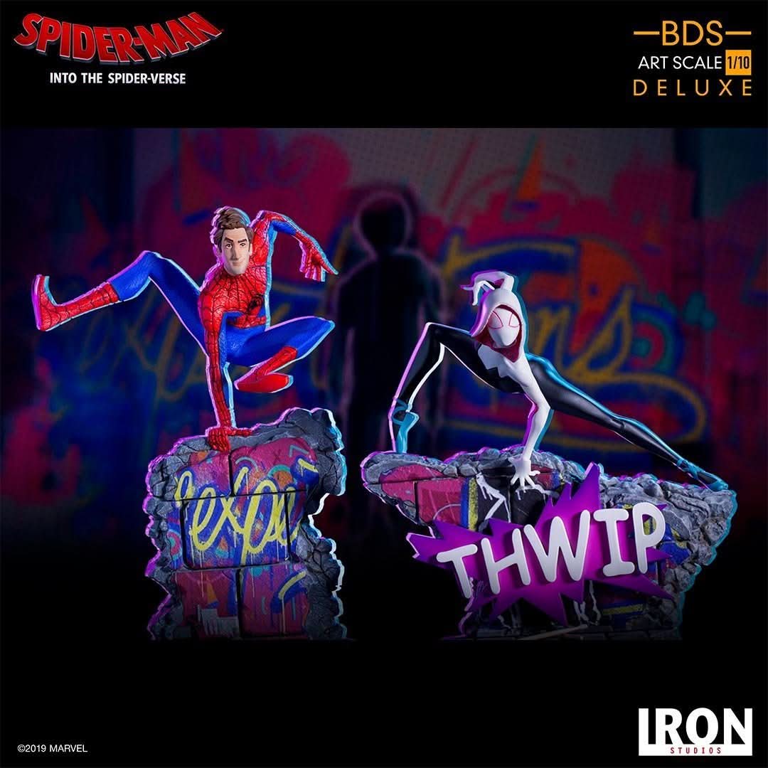 Statue Spider Noir and Spider Ham - Spiderman: Into The Spiderverse - Art Scale 1/10 - Spider-Man