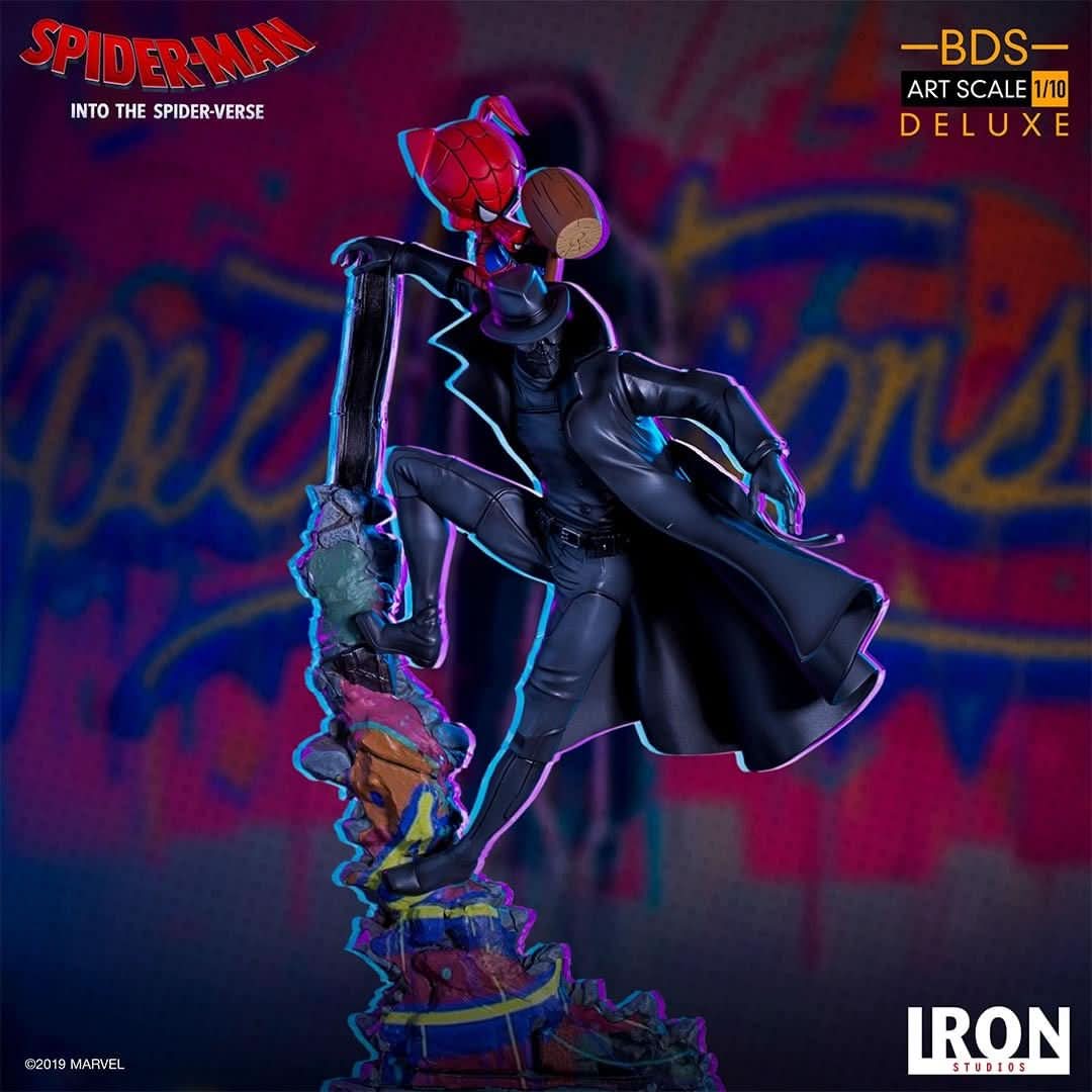 Statue Spider Noir and Spider Ham - Spiderman: Into The Spiderverse - Art Scale 1/10 - Spider-Man