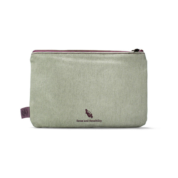Jane Austen Sense and Sensibility Recycled Cotton Pouch