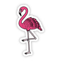 Sticker Esthétique Flamant Rose