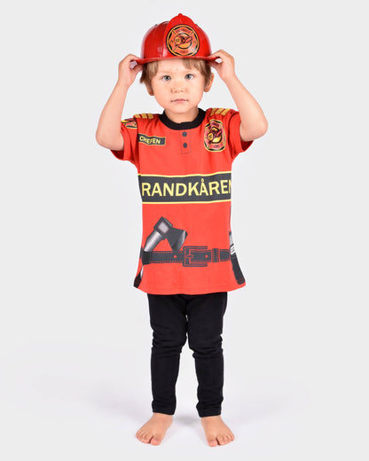Organic cotton Fire-Fighter T-shirt 98-104 cm