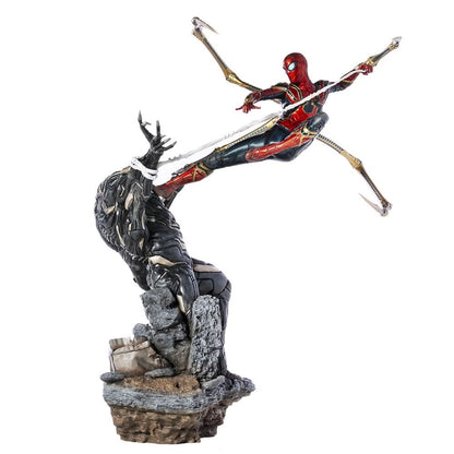 アイアンスパイダー vs アウトライダー - アベンジャーズ/エンドゲーム - アートスケール - マーベルコミックス