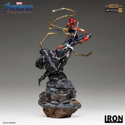 アイアンスパイダー vs アウトライダー - アベンジャーズ/エンドゲーム - アートスケール - マーベルコミックス