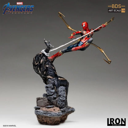 アイアンスパイダー vs アウトライダー - アベンジャーズ/エンドゲーム - アートスケール - マーベルコミックス