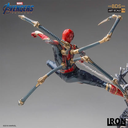 アイアンスパイダー vs アウトライダー - アベンジャーズ/エンドゲーム - アートスケール - マーベルコミックス