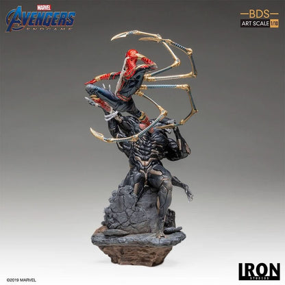 アイアンスパイダー vs アウトライダー - アベンジャーズ/エンドゲーム - アートスケール - マーベルコミックス