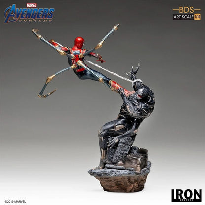 アイアンスパイダー vs アウトライダー - アベンジャーズ/エンドゲーム - アートスケール - マーベルコミックス
