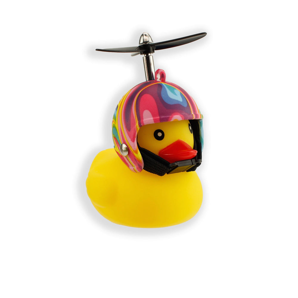 Bicycle Rubber Duck with Helmet