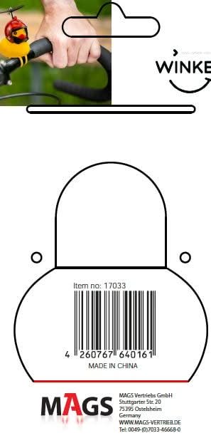 Canard couineur de vélo avec casque Winkee – vue 10