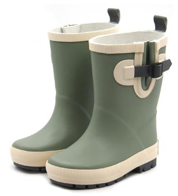 Follow the Duck: BOTTES EN CAOUTCHOUC taille: 32, vert sauge
