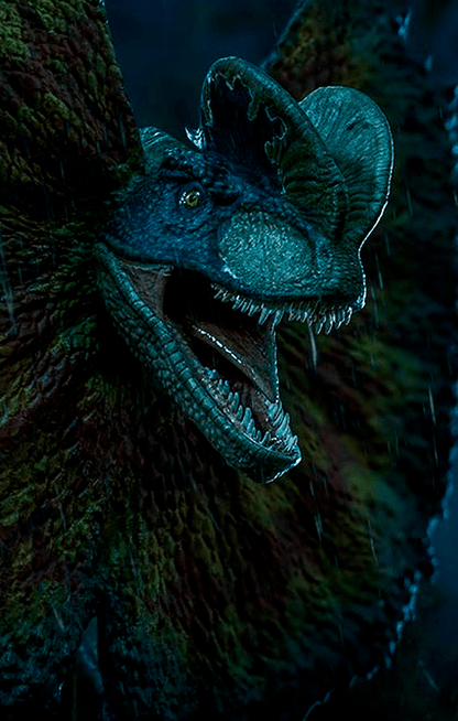Statue Dilophosaurus - Jurassic Park - Art Scale 1/10