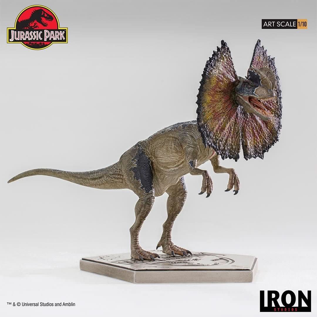 Statue Dilophosaurus - Jurassic Park - Art Scale 1/10