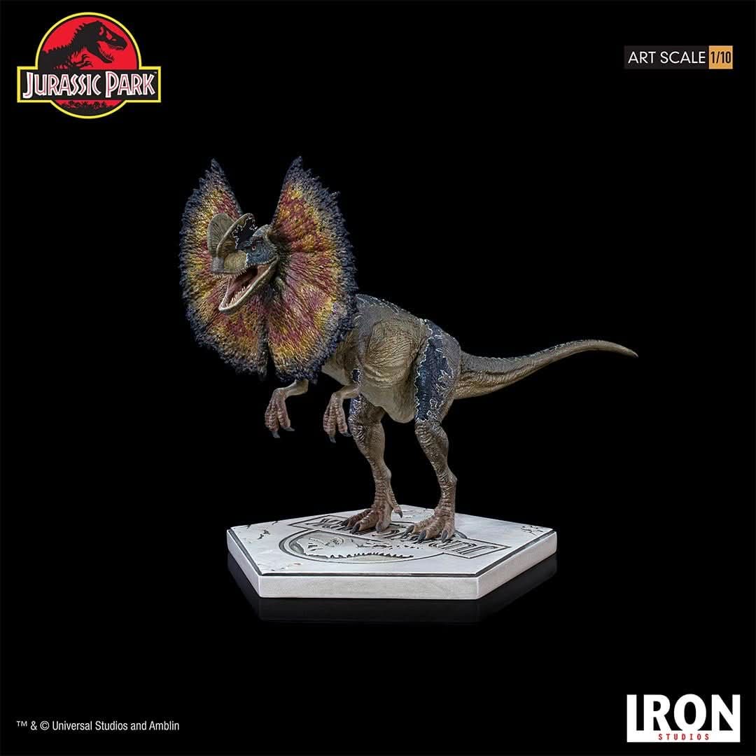 Statue Dilophosaurus - Jurassic Park - Art Scale 1/10