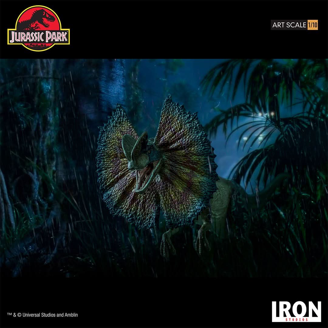 Statue Dilophosaurus - Jurassic Park - Art Scale 1/10