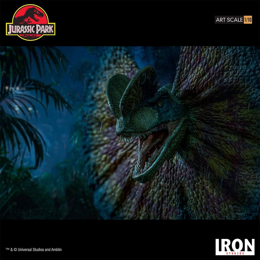 Statue Dilophosaurus - Jurassic Park - Art Scale 1/10