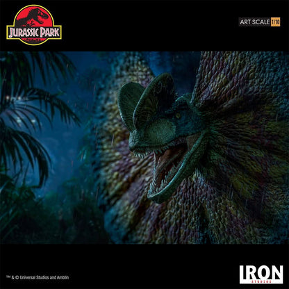 Statue Dilophosaurus - Jurassic Park - Art Scale 1/10