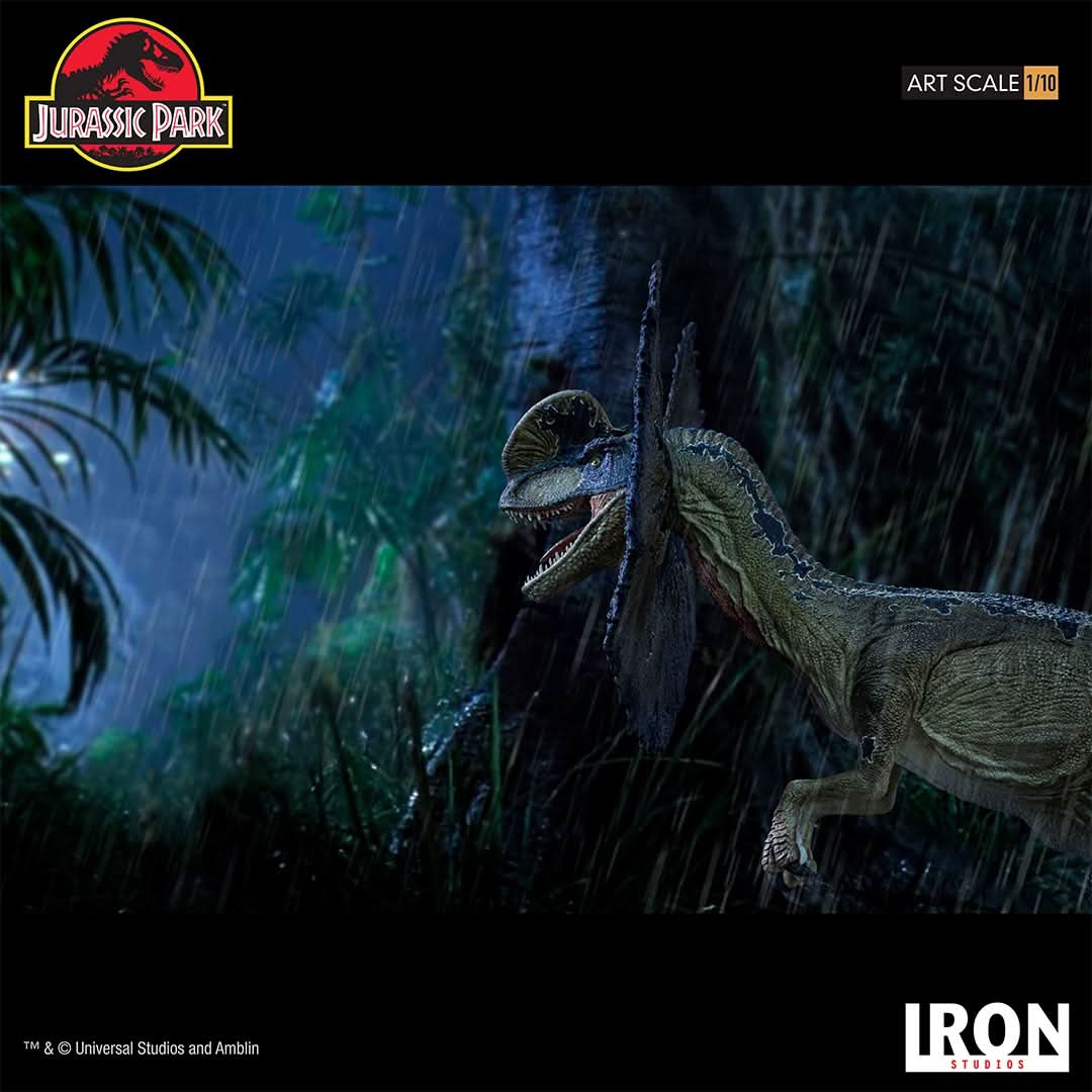 Statue Dilophosaurus - Jurassic Park - Art Scale 1/10