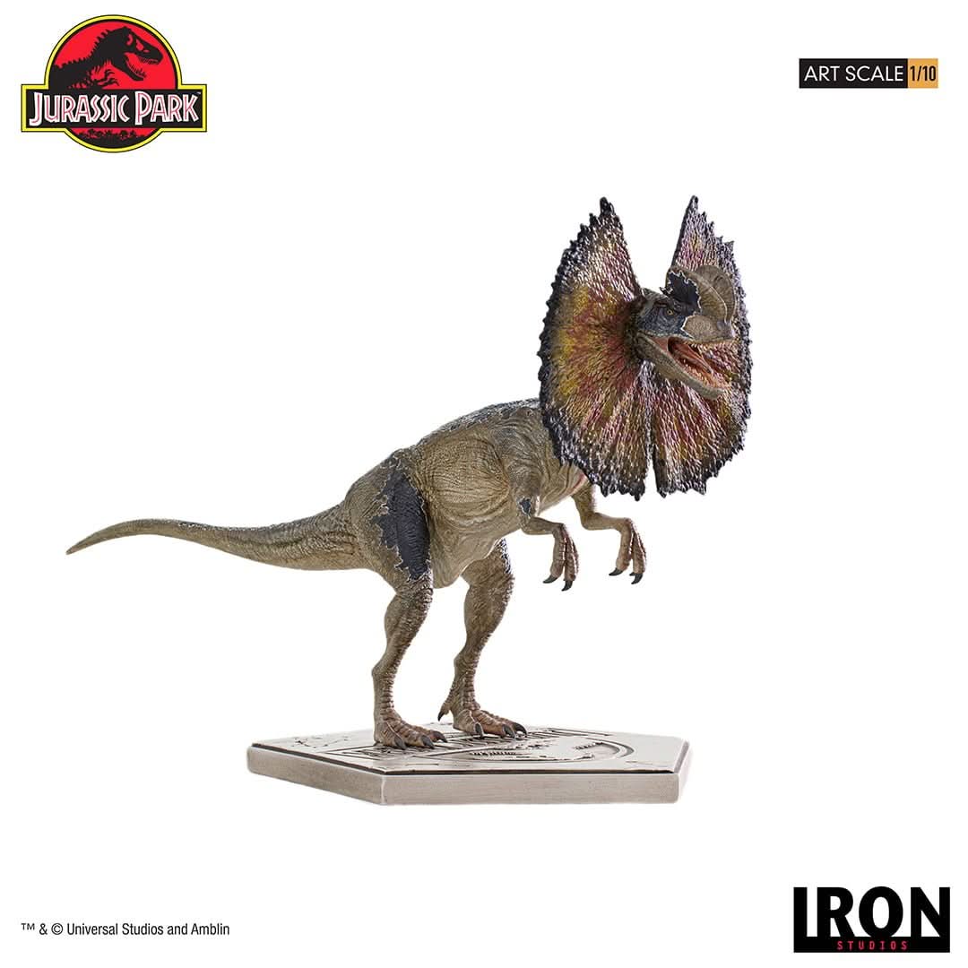 Statue Dilophosaurus - Jurassic Park - Art Scale 1/10