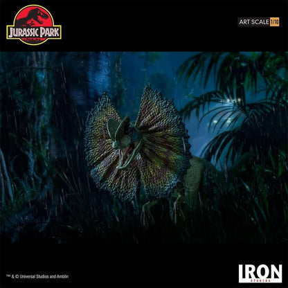 Statue Dilophosaurus - Jurassic Park - Art Scale 1/10