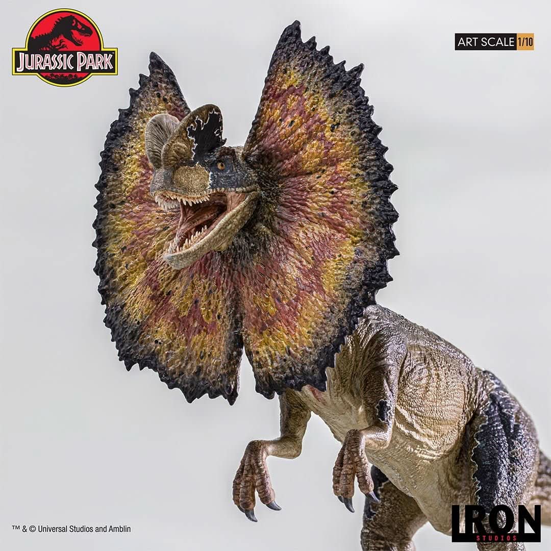 Statue Dilophosaurus - Jurassic Park - Art Scale 1/10