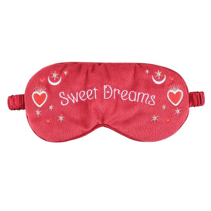 Sweet Dreams Valentine's Day Velvet Sleep Mask
