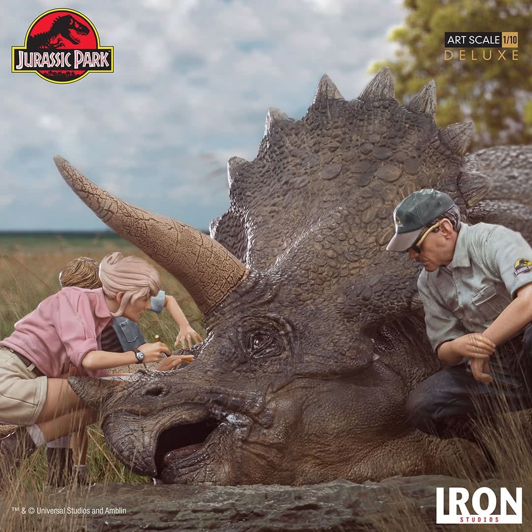 Statue Triceratops Diorama - Jurassic Park - Art Scale 1/10