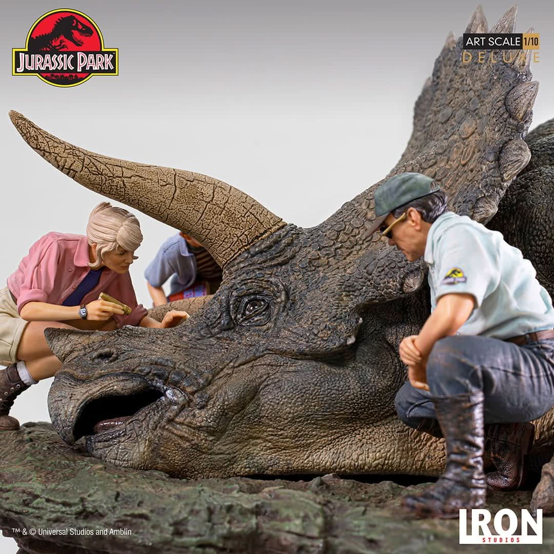 Statue Triceratops Diorama - Jurassic Park - Art Scale 1/10