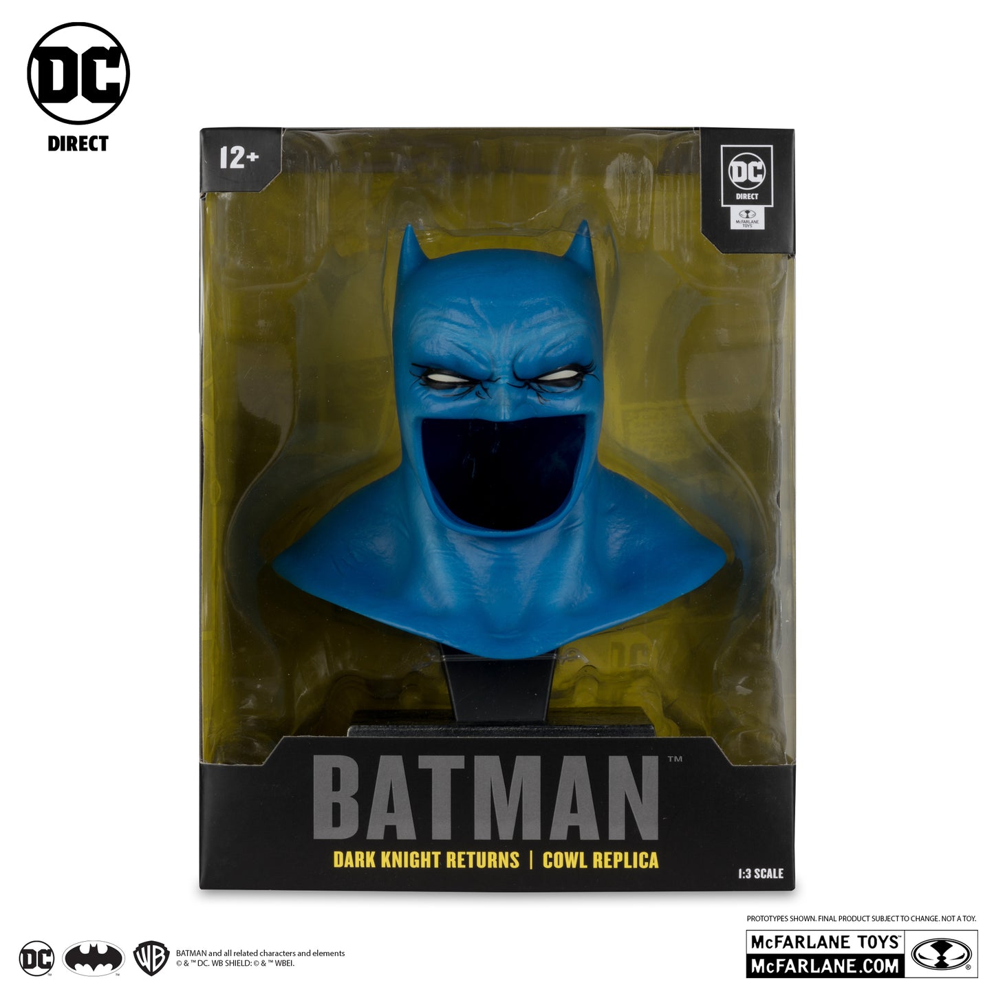 batman dark knight returns cowl replica 1 3 scale mcfarlane toys