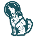 Huilen naar de maan sticker