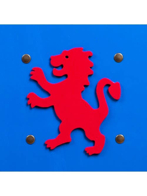 Bouclier Kamelot Bleu avec Lion L