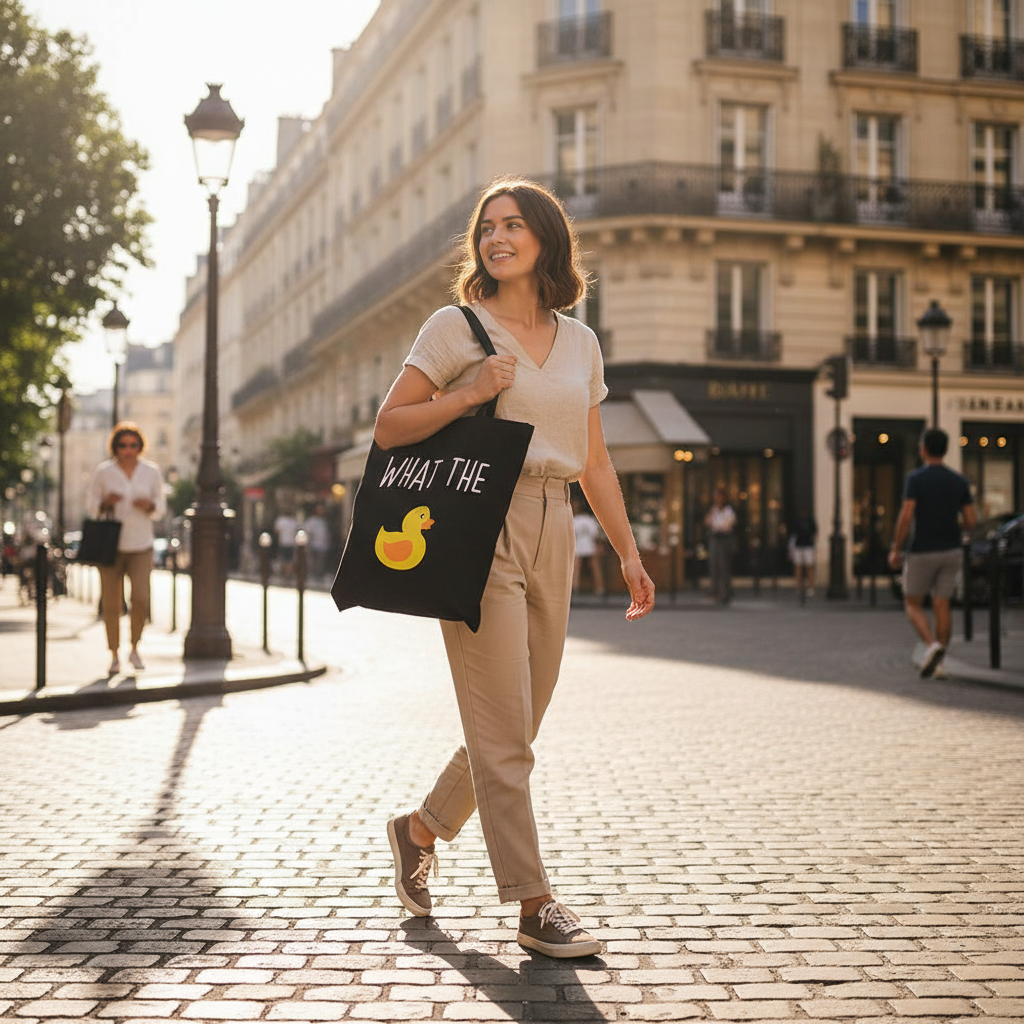 Borsa a forma di anatra "What The Duck"