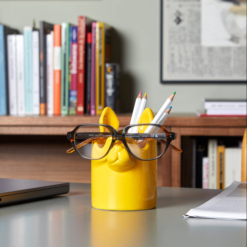 Nosy Buddy Dog Pencil Holder and Glasses Holder