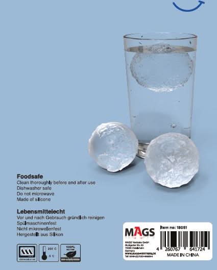 Earth and Moon Ice Cube Tray