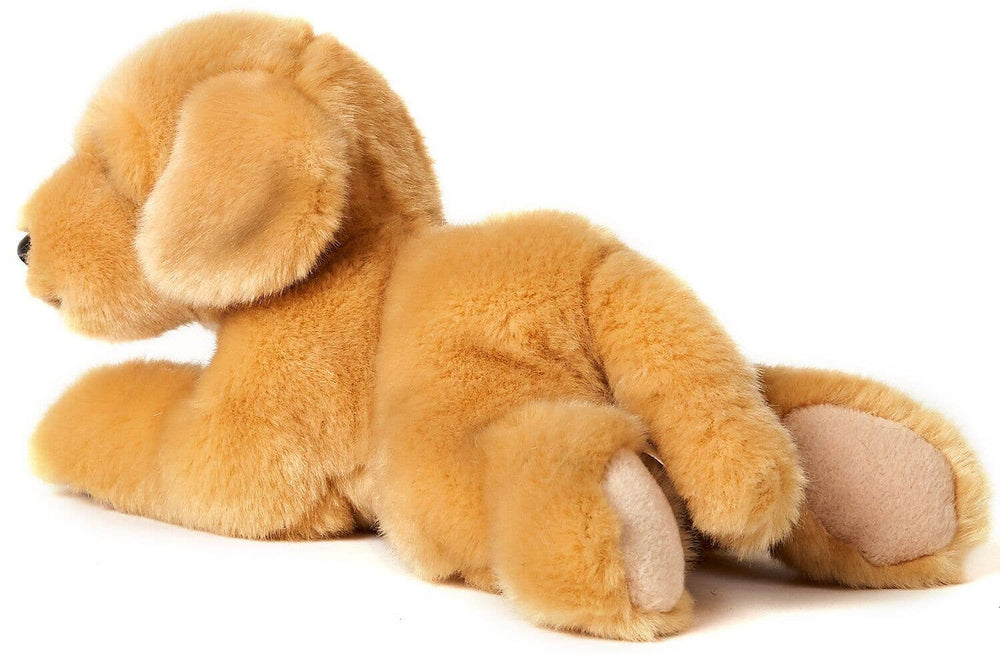 Peluche Chiot Golden Retriever, Couché, 24 cm (Longueur)