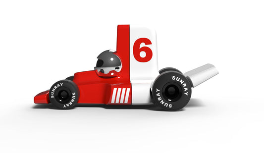 Voiture Verve Velocita Jean Rouge/Blanc | Playforever