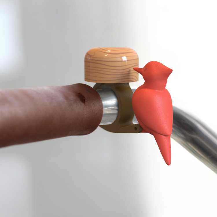 Sonnette de vélo Oiseau Winkee – vue 2