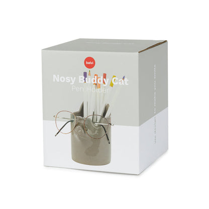 Pot à crayons & Support pour lunettes Nosy Buddy Cat