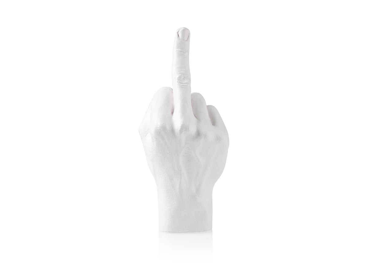 Sculpture Main The Finger Blanche