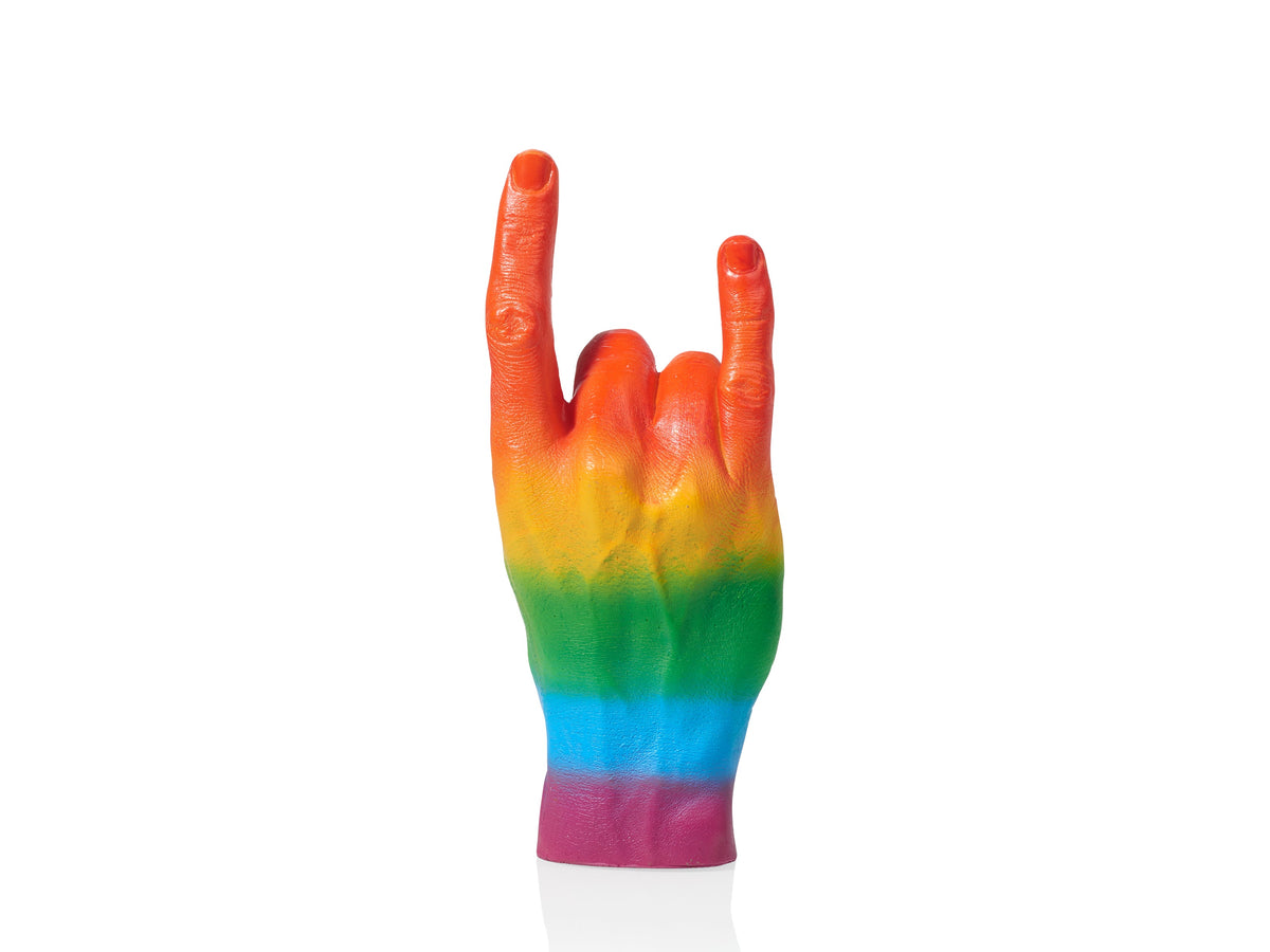 Sculpture Main You Rock Arc-en-Ciel