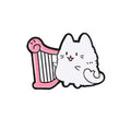Pin's Chat Harpiste