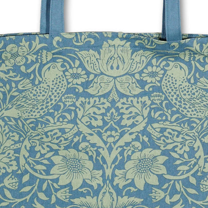 Saco de compras em algodão reciclado - ACS William Morris (Sage)