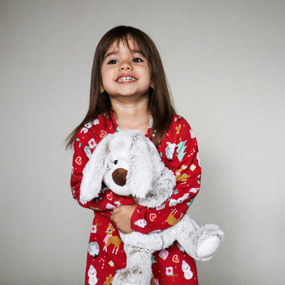 Bolsa de água quente Warmies em forma de coelho de peluche