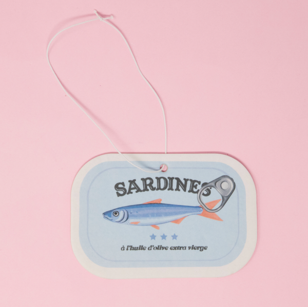 Ambientador para coche - Lata de sardinas