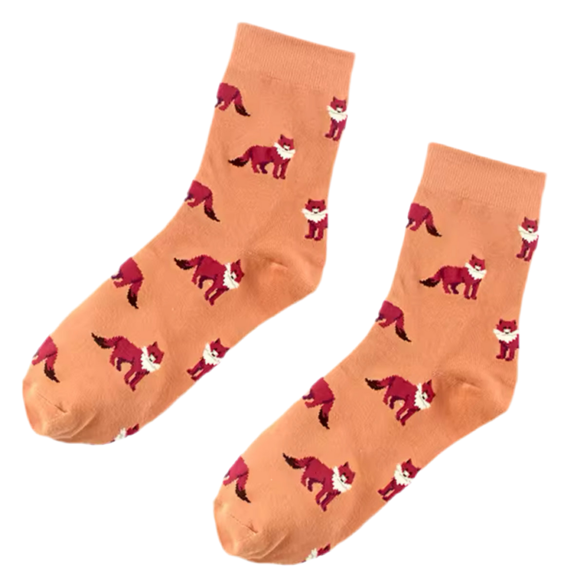 Chaussettes Oranges Renards