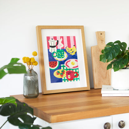 Le Petit-Déjeuner Paint-by-numbers kit