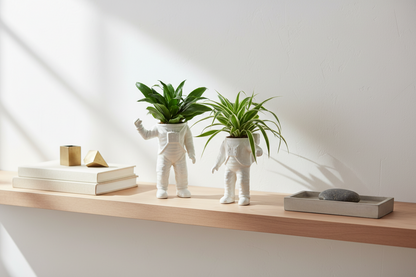 Vaso di fiori astronauta