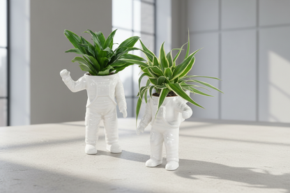 Vaso di fiori astronauta