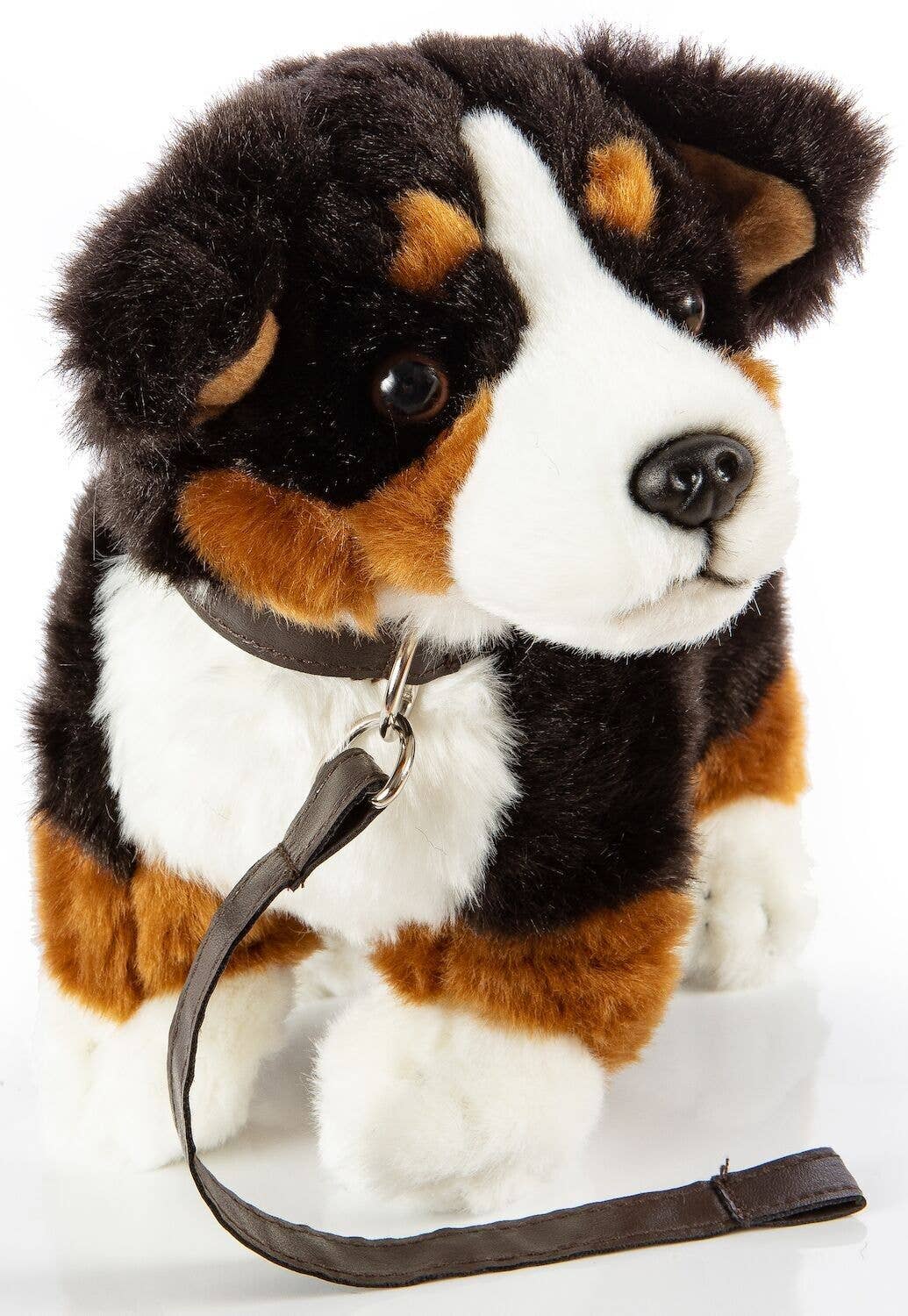 Peluche Bouvier Bernois Debout avec Laisse Uni Toys – 27 cm