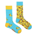 Chaussettes Dépareillées Canard Jaune